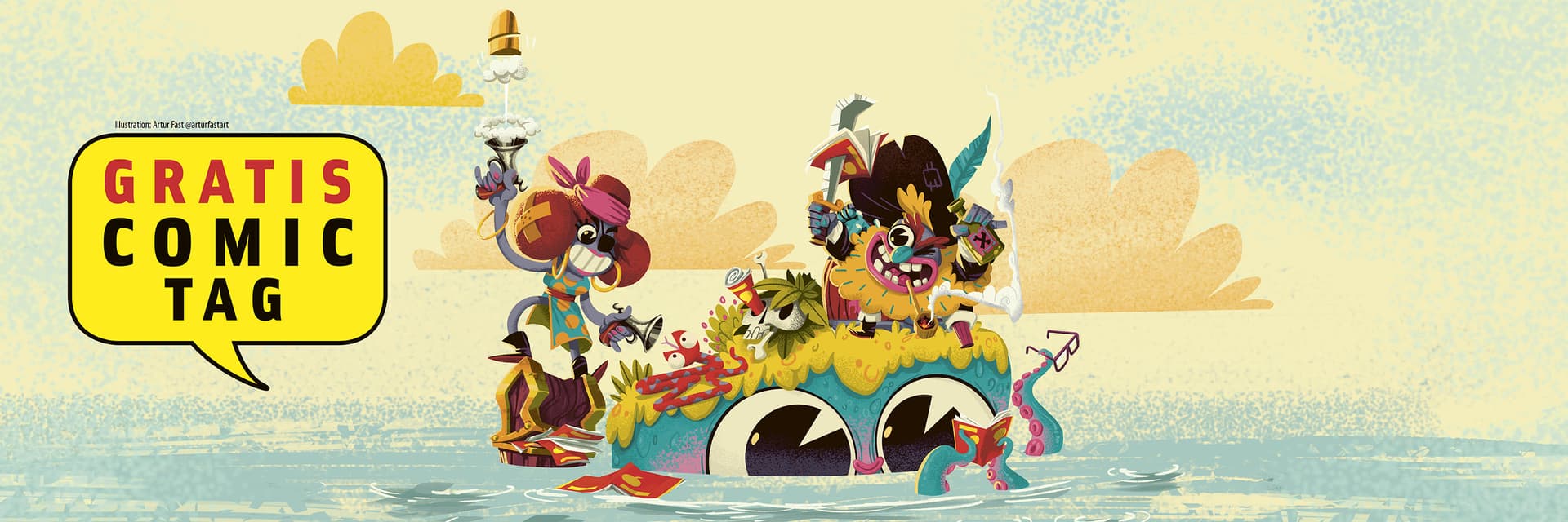 Gratis Comic Tag 2020 Illustration