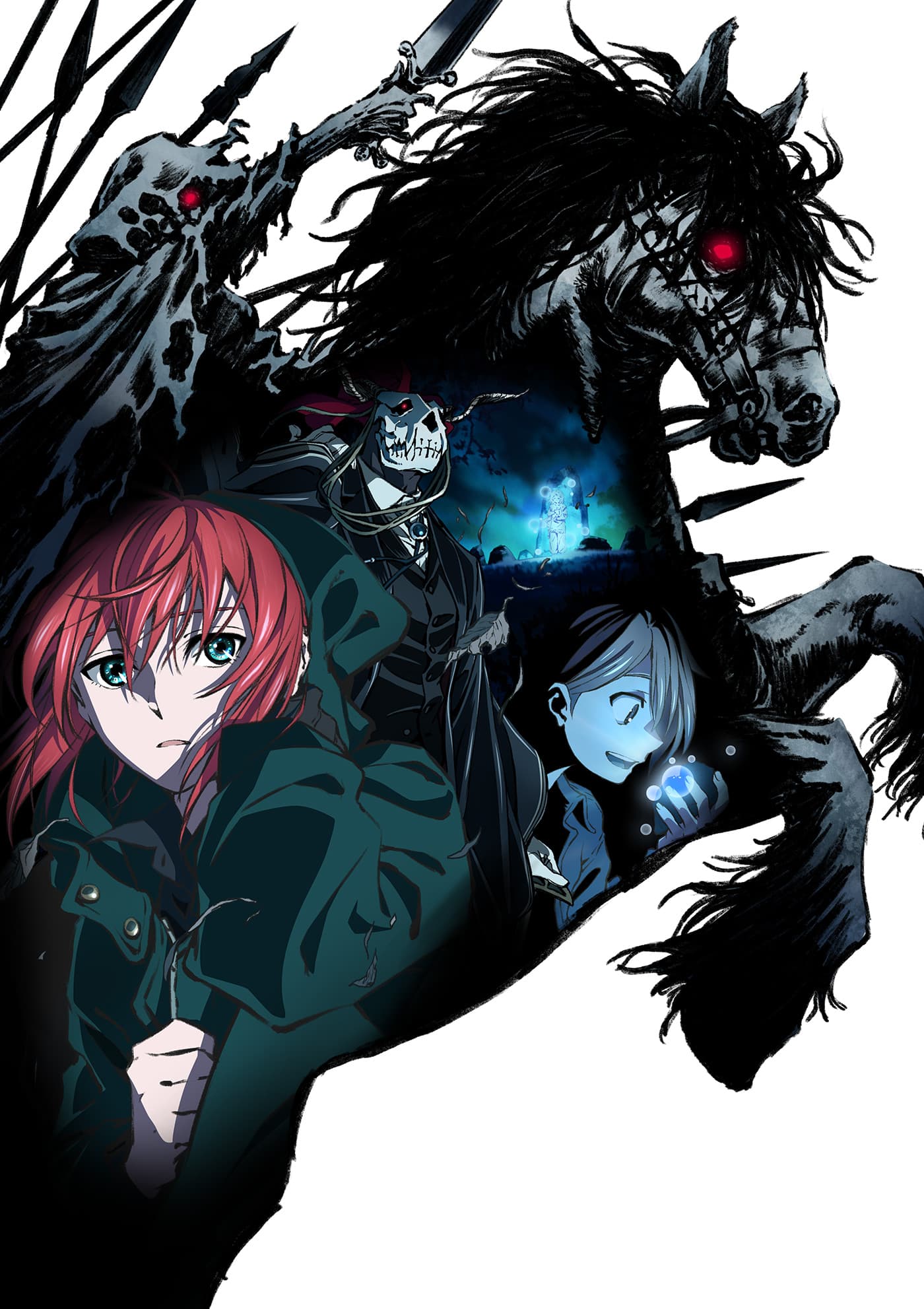 Mahoutsukai no Yome: Nishi no Shounen to Seiran no Kishi Key Visual