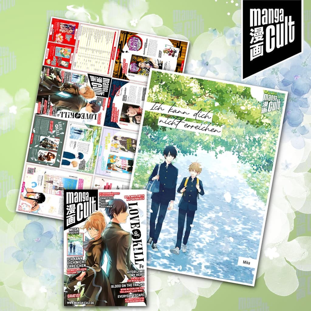 Manga Passion Manga Cult Neues Programmheft mit Poster zu „Ich kann dich nicht erreichen