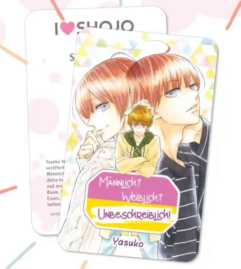 „ShoCo Card“Design zu „Männlich? Weiblich? Unbeschreiblich