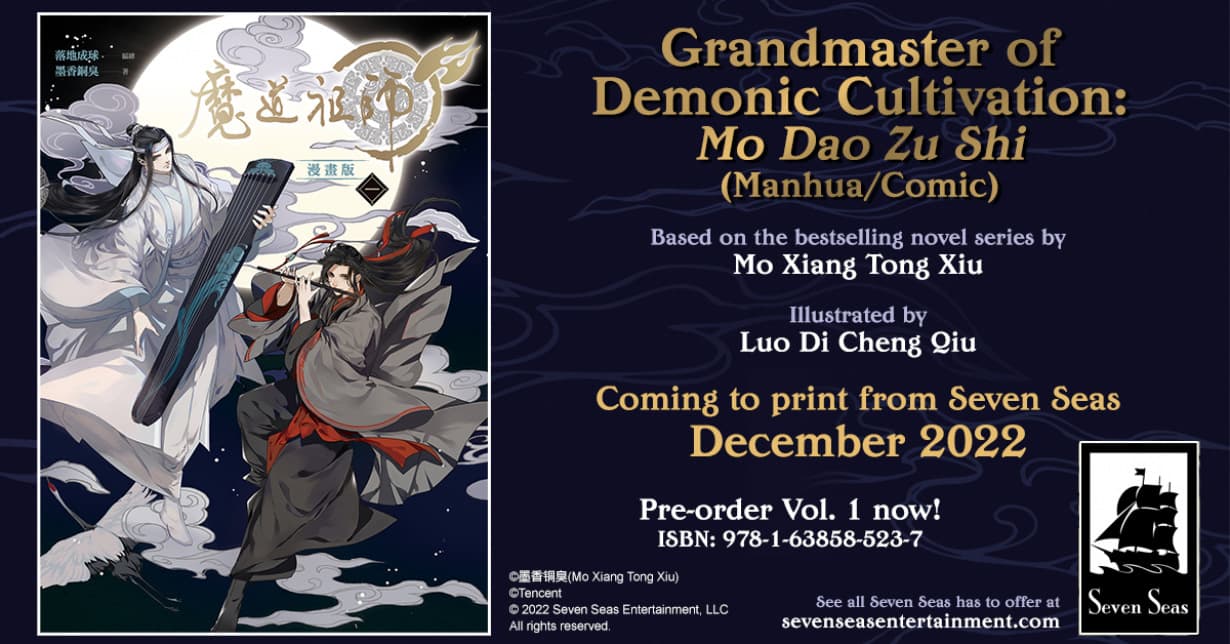 Seven Seas Entertainment lizenziert „The Grandmaster of Demonic Cultivation“-Webtoon