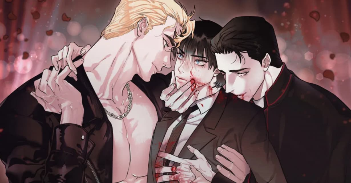 Unzensiert: Vampir-BL-Webtoon „Bloody Lies“ auf „Lezhin“ gestartet