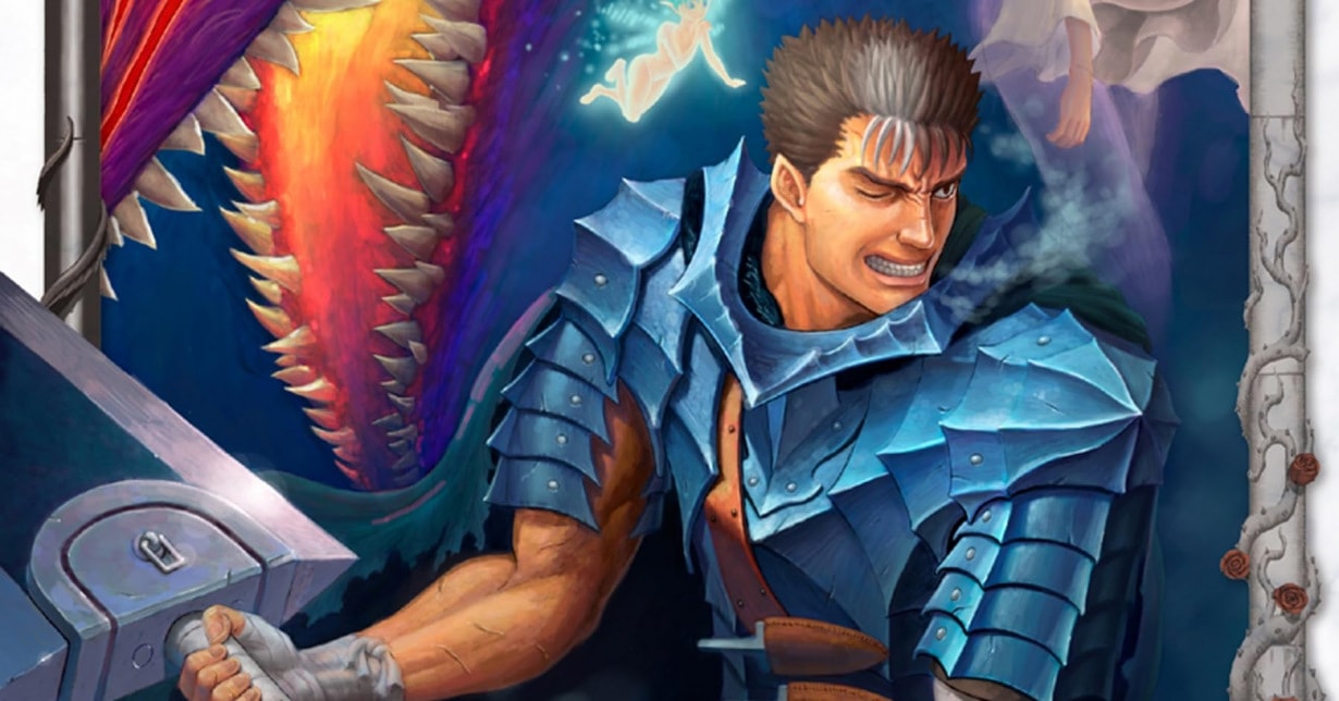Acrylfigur zur Limited Edition von „Berserk“ Band 42 gezeigt